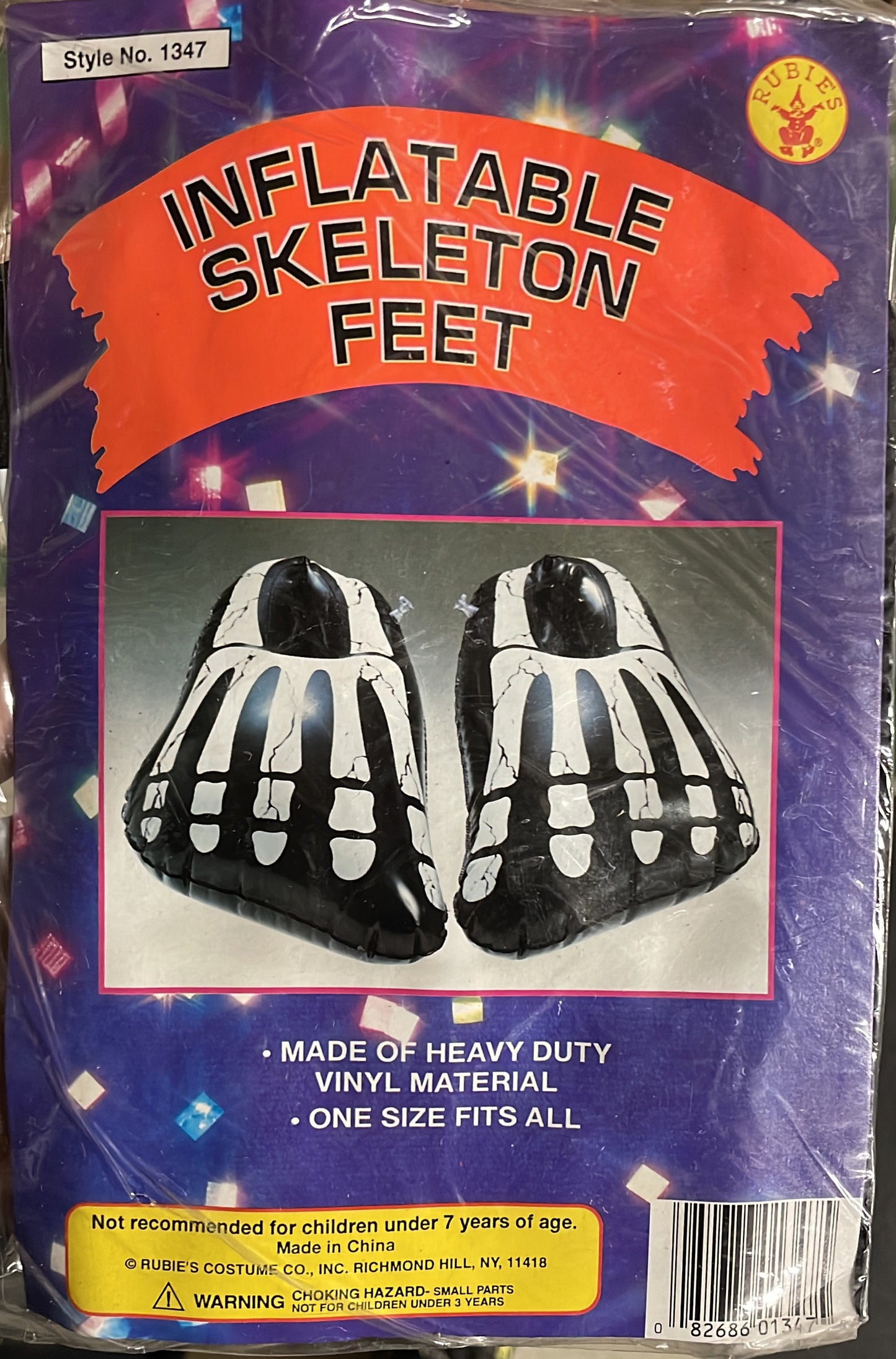 INFLATABLE SKELETON FEET