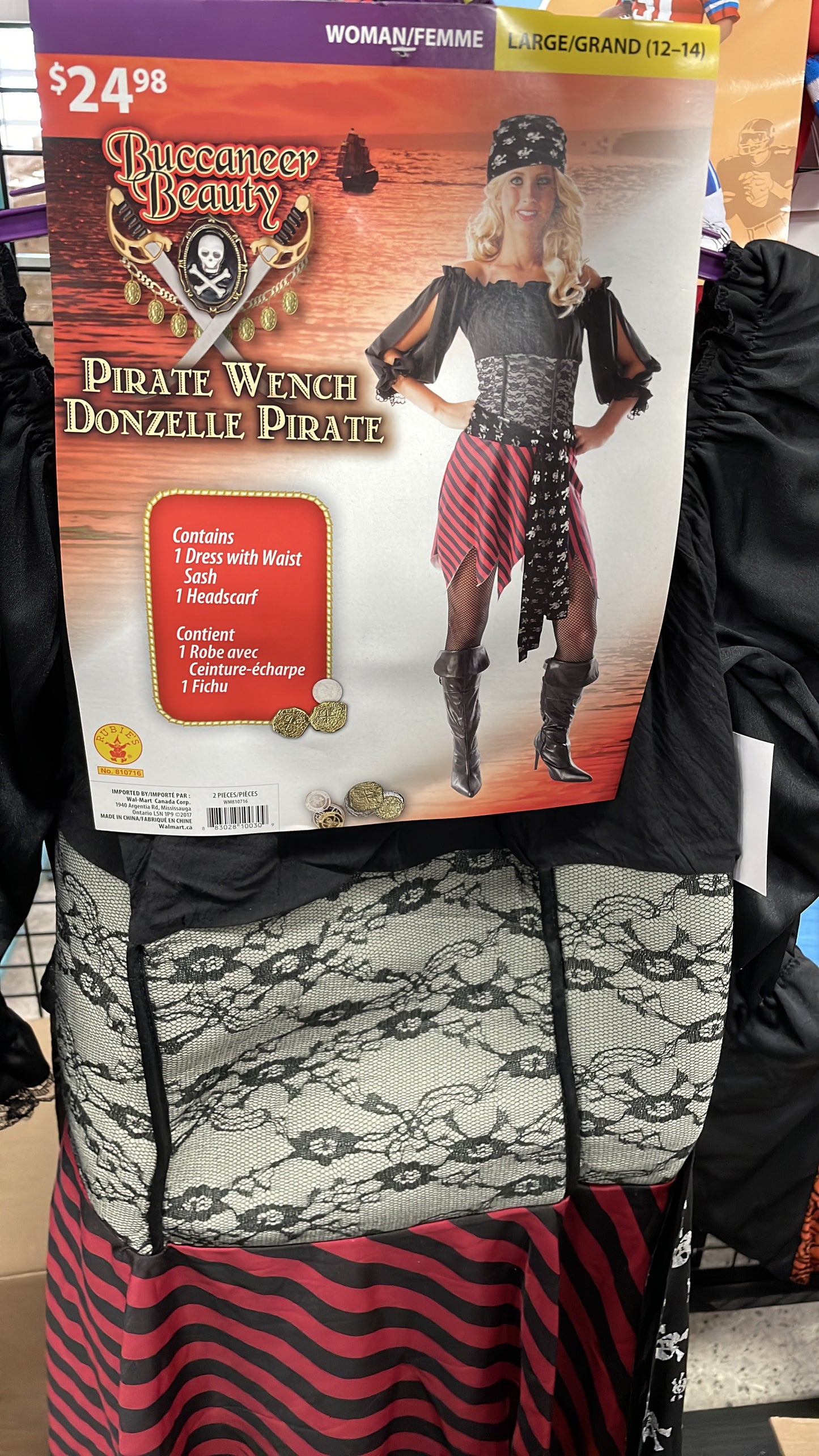 PIRATE WENCH Large (12-14)