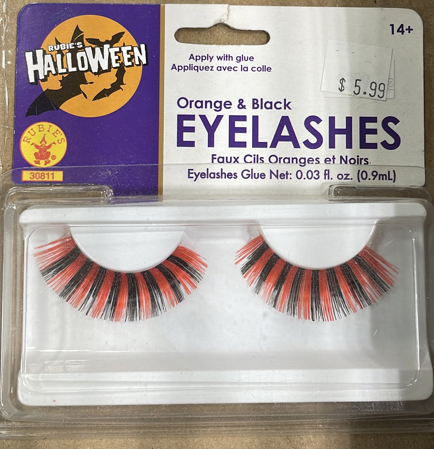Orange & Black EYELASHES