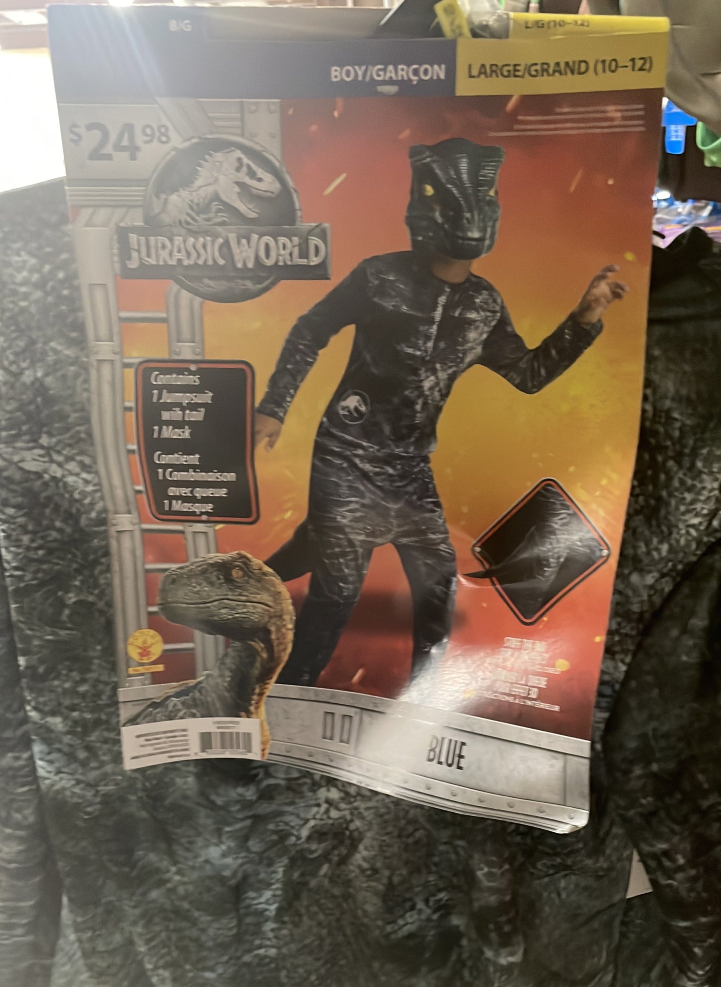 JURASSIC WORLD BLUE LARGE (10-12)