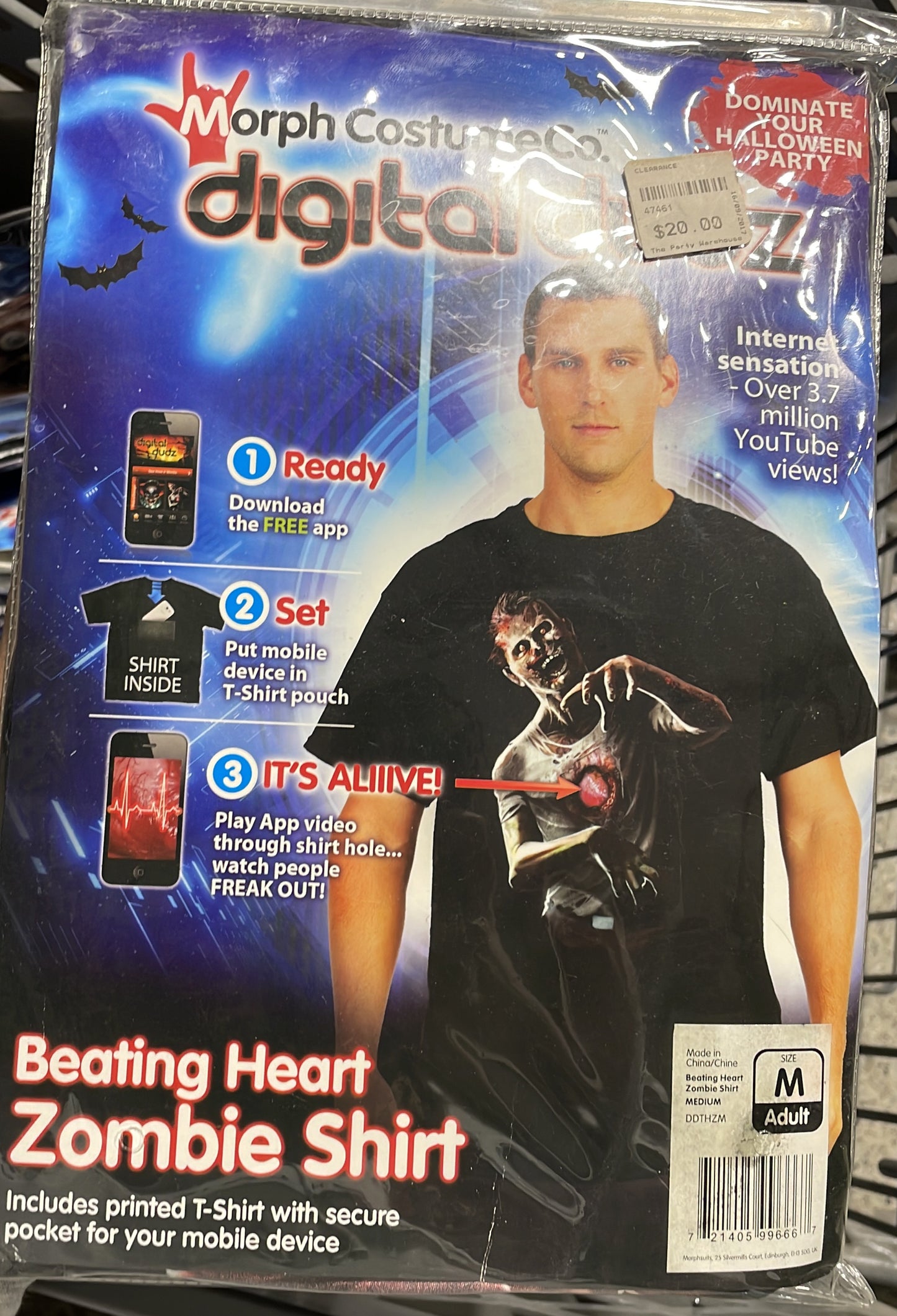 Beating Heart Zombie Shirt M