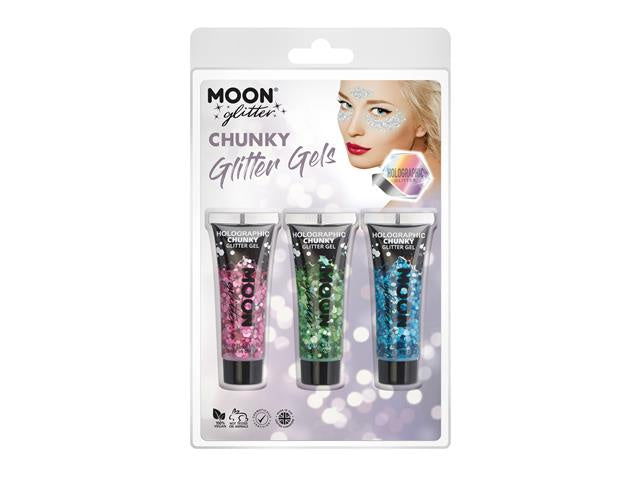 Moon Glitter - Chunky Glitter Gel, 3/pk - (Duplicate Imported from WooCommerce)