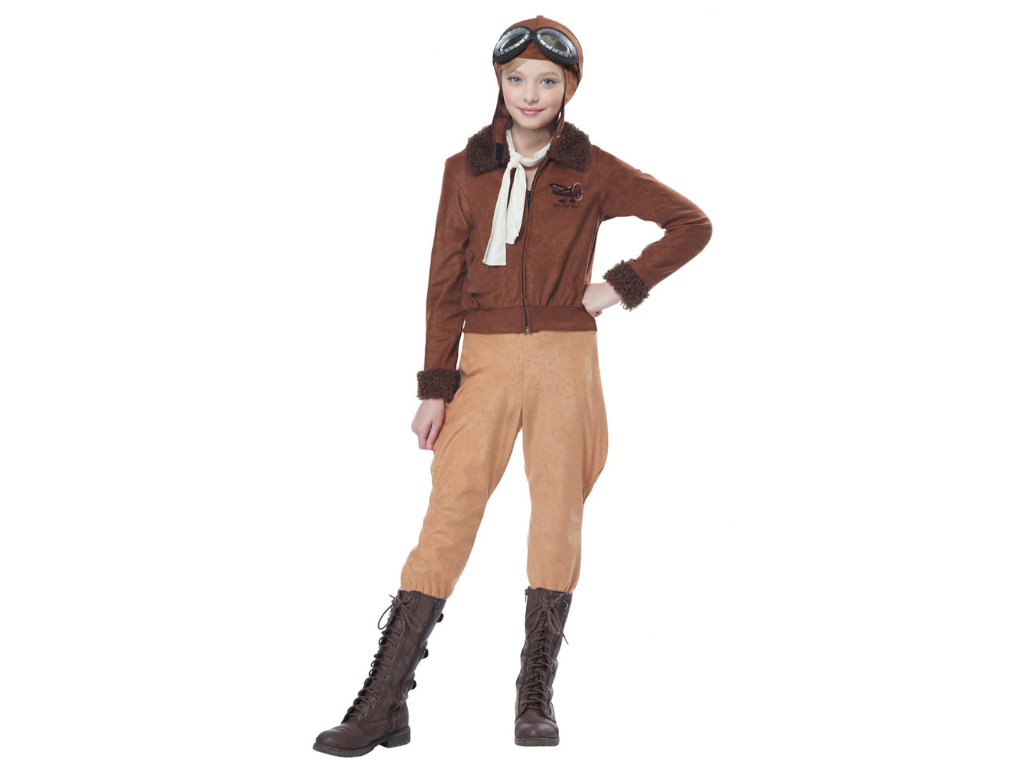 Amelia Earhart Child Costume-M(8-10)