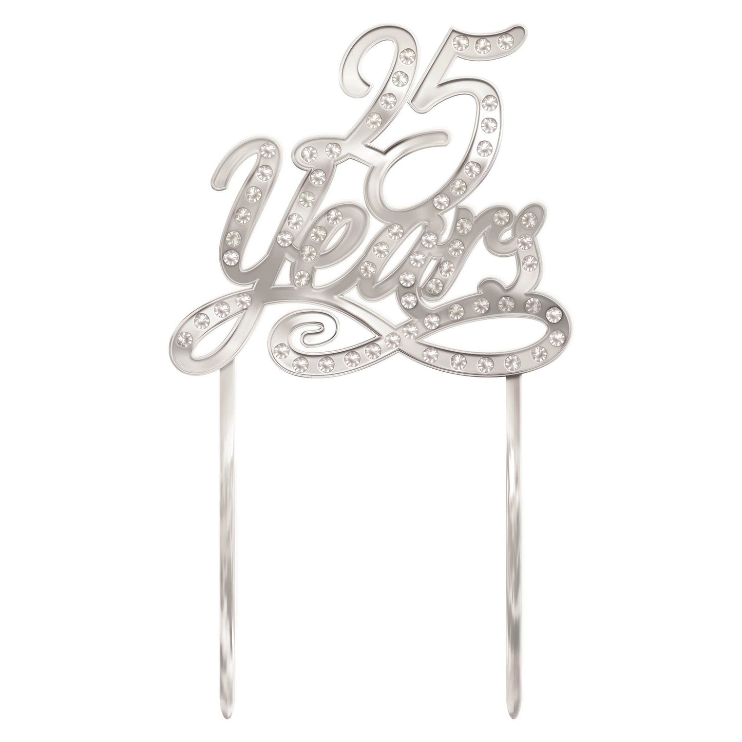 25 Years Cake Topper