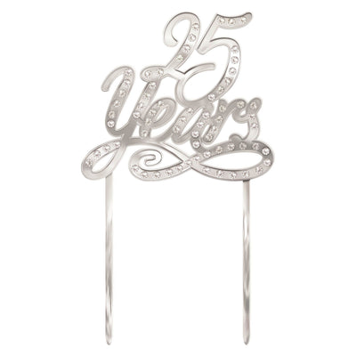 25 Years Cake Topper