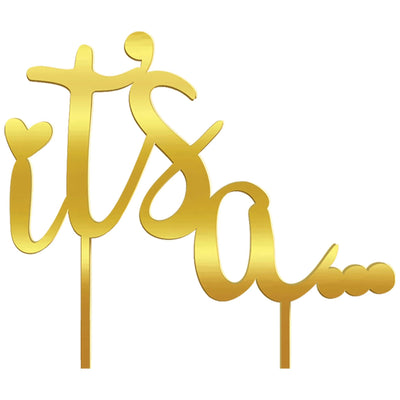 Its A...Cake Topper, 6" X 6 1/2"