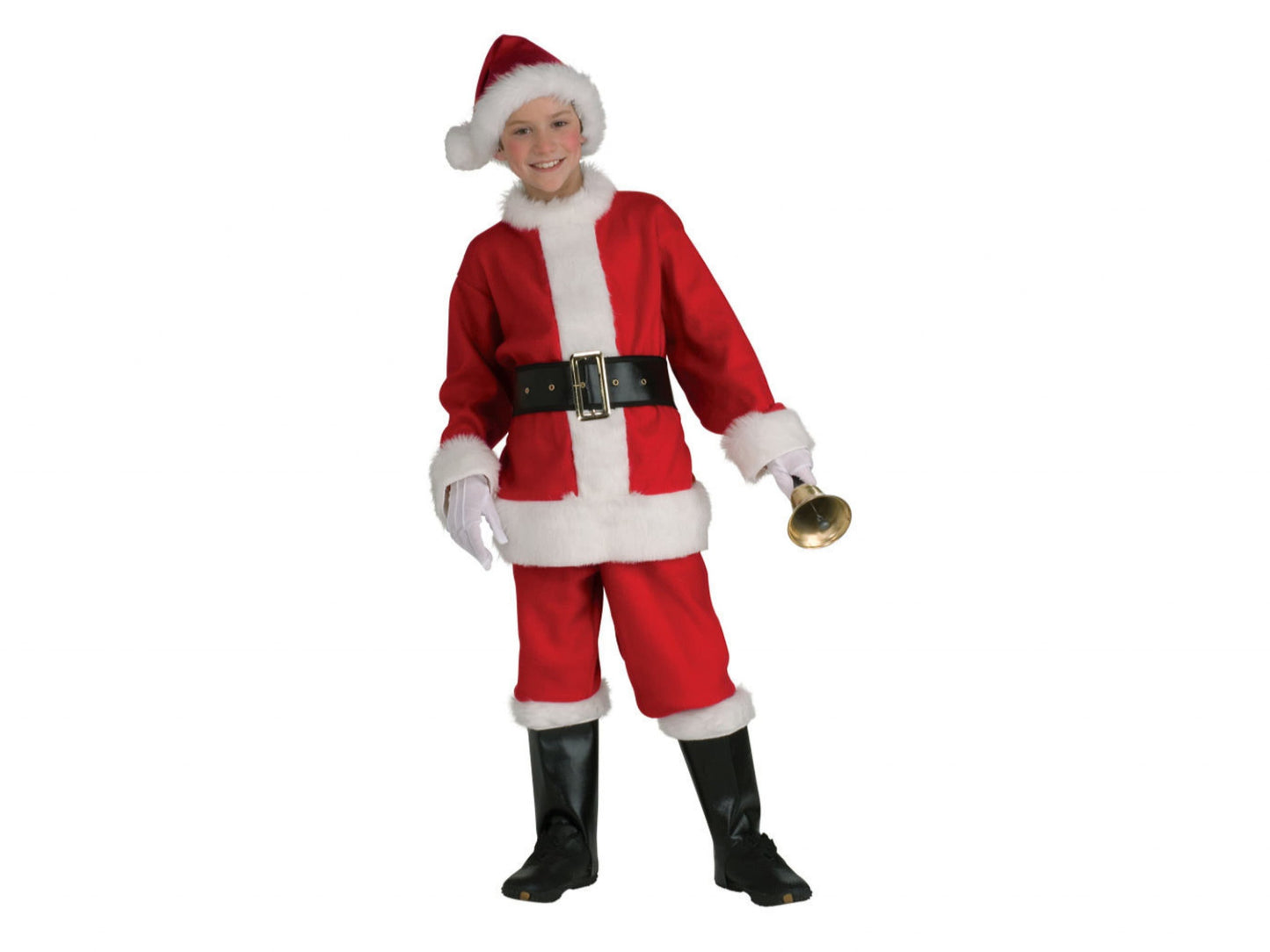 Flannel Child Santa Suit – Large
