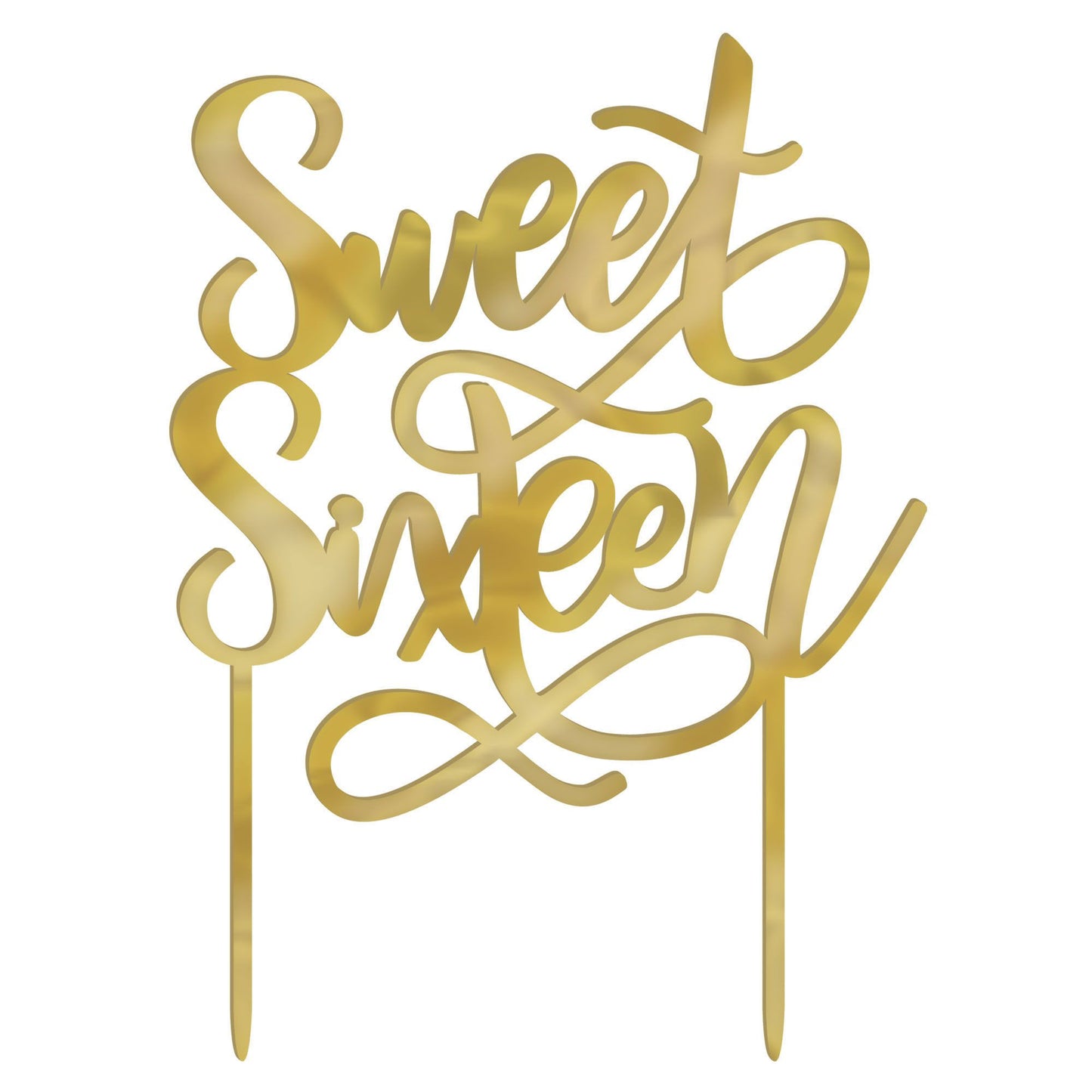 Sweet 16 Cake Topper