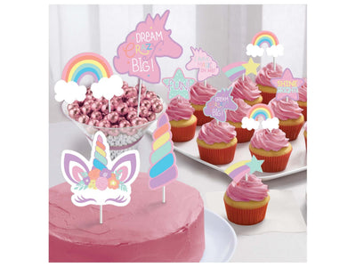 Unicorn Party Paper Topper Kit