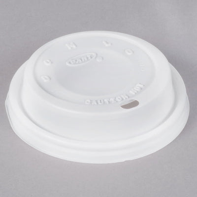 Dart White Dome Lid For 10Oz, 100Ct