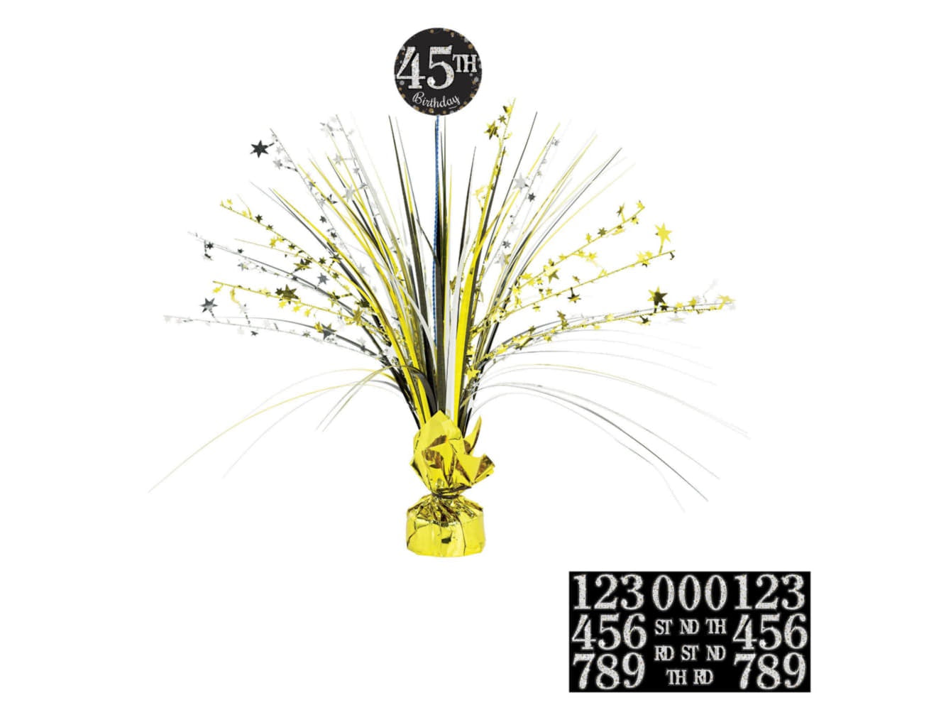 Sparkling Celebration Add-Any-Age Spray Centerpiece