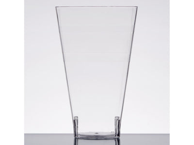 8 Oz Clear Plastic Tumbler-14Pcs