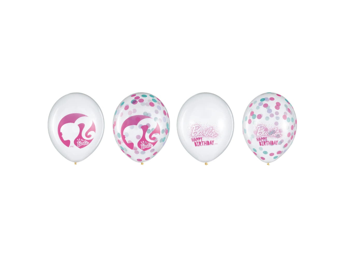 Barbie Dream Together Confetti Balloons