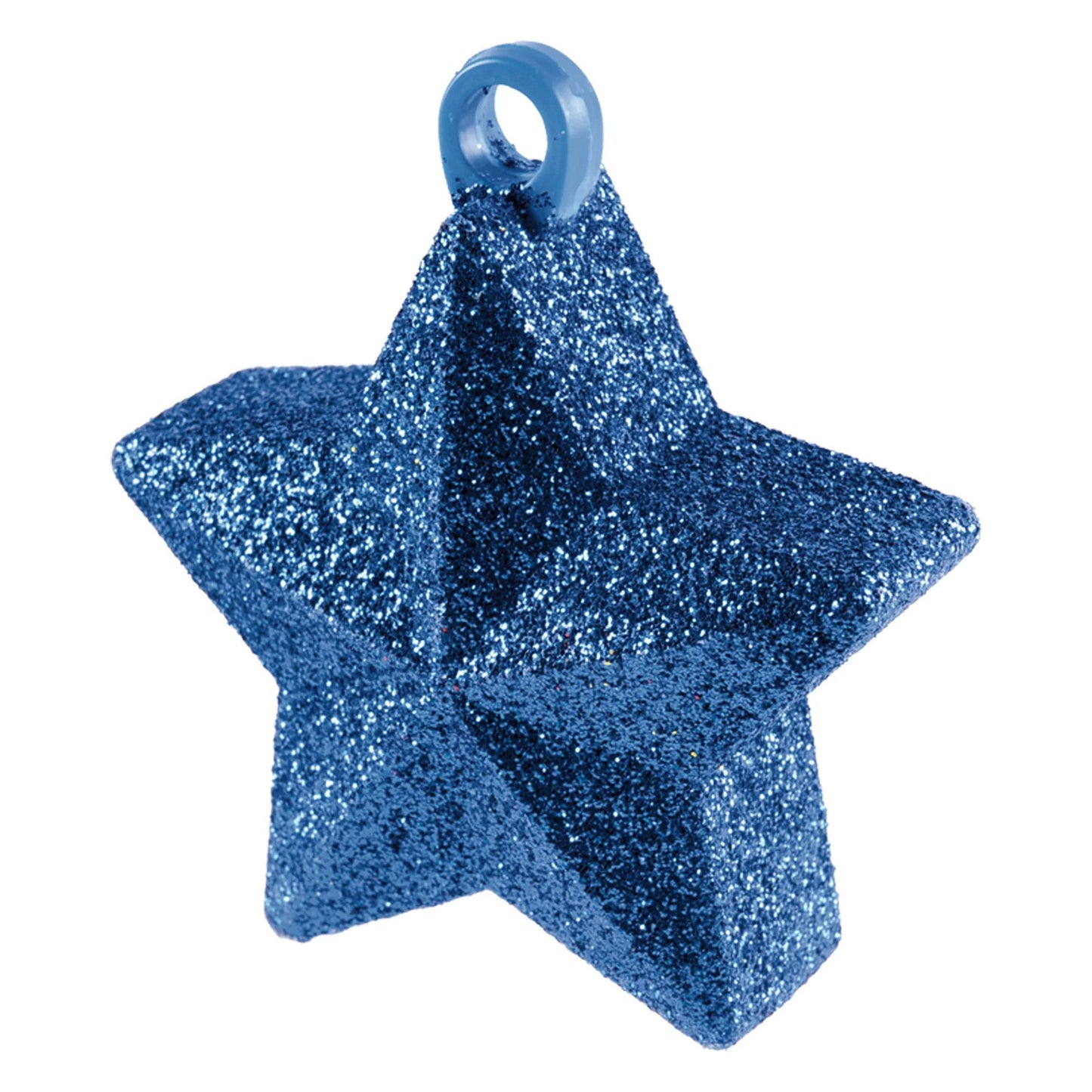 Blue Glitter Star Balloon Weight