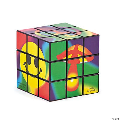Plastic '60S Magic Cubes, 2 3/4"