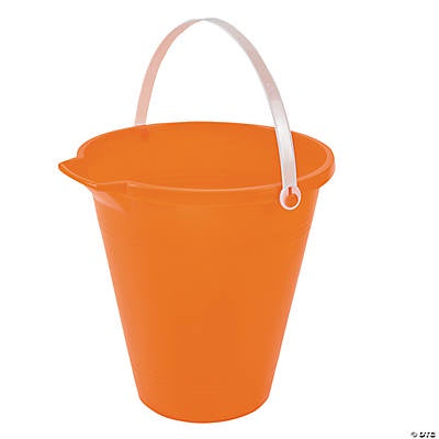 Plastic Orange Sand Bucket