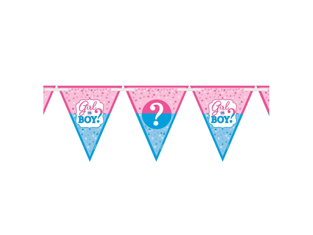 Girl Or Boy? Paper Pennant Banner