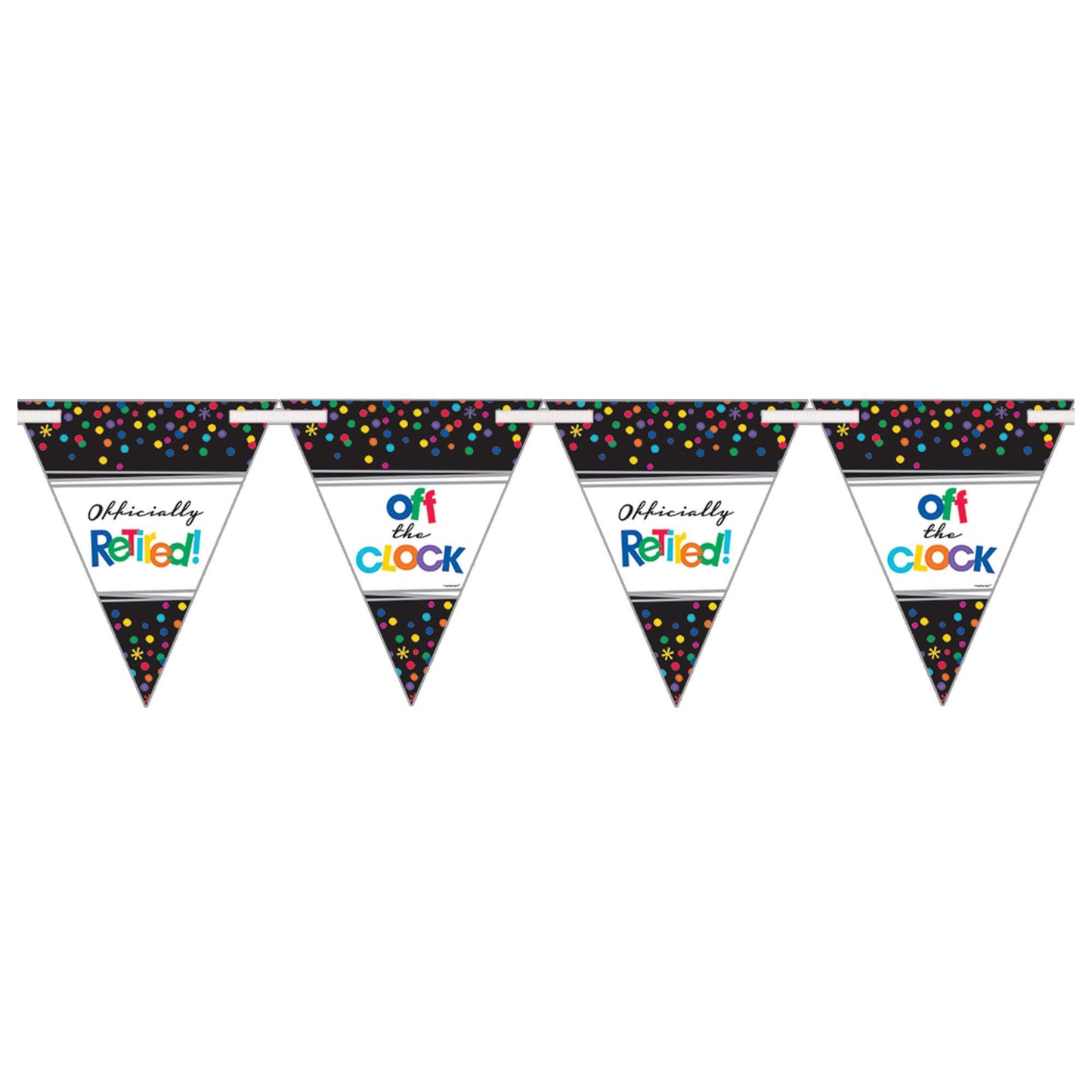 Retirement Pennant Banner