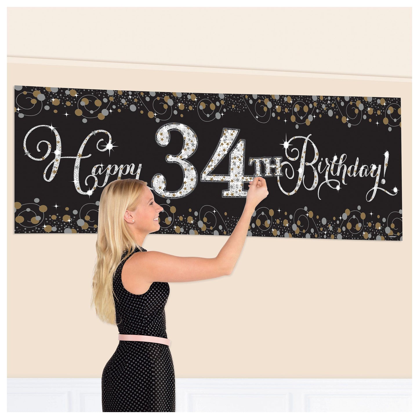 Sparkling Celebration Add - Any - Age Giant Banner Kit