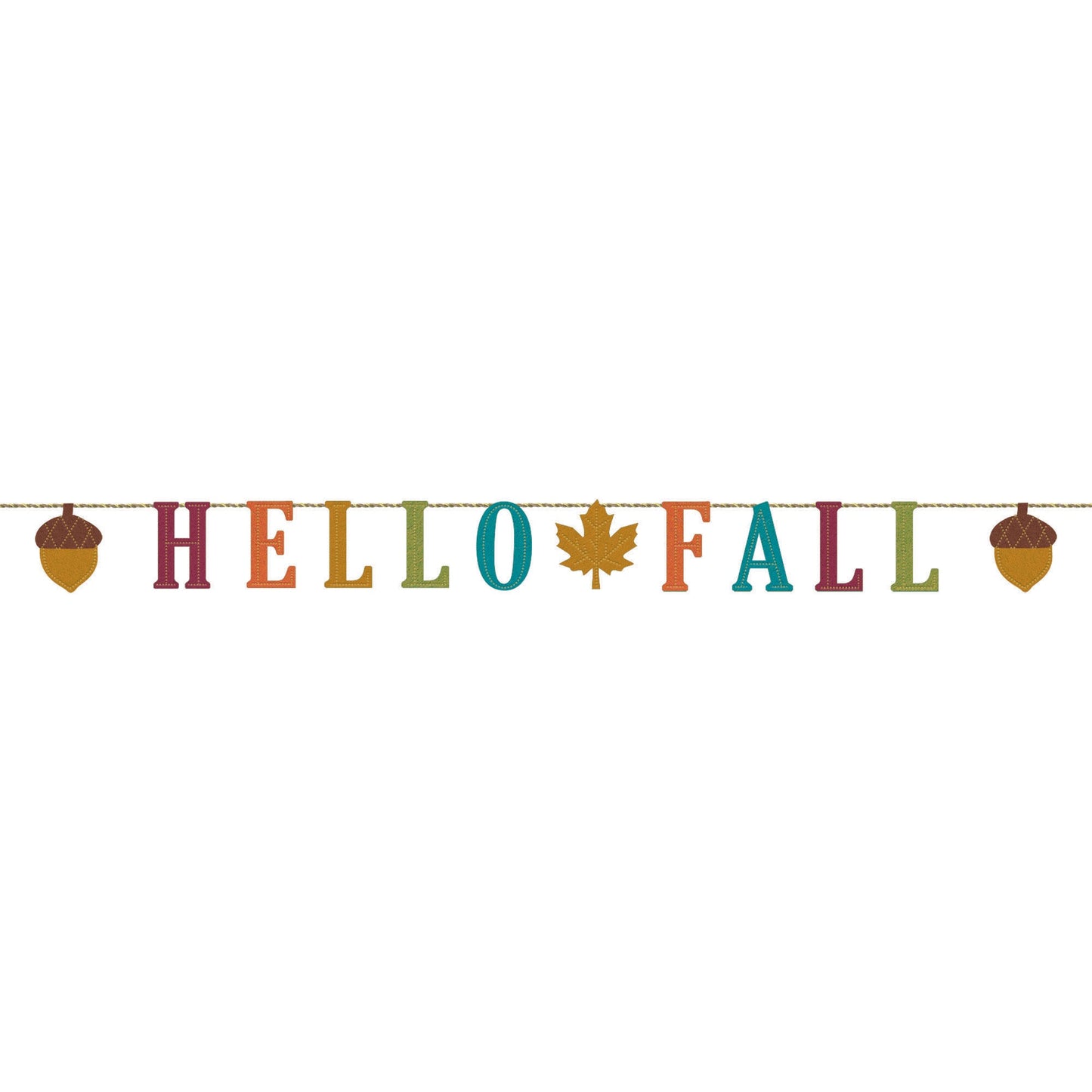 Hello Fall Felt Letter Banner
