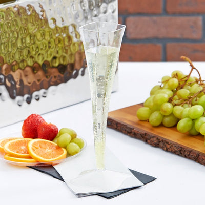 5 Oz. Champagne Flute,Clear,6/Bag
