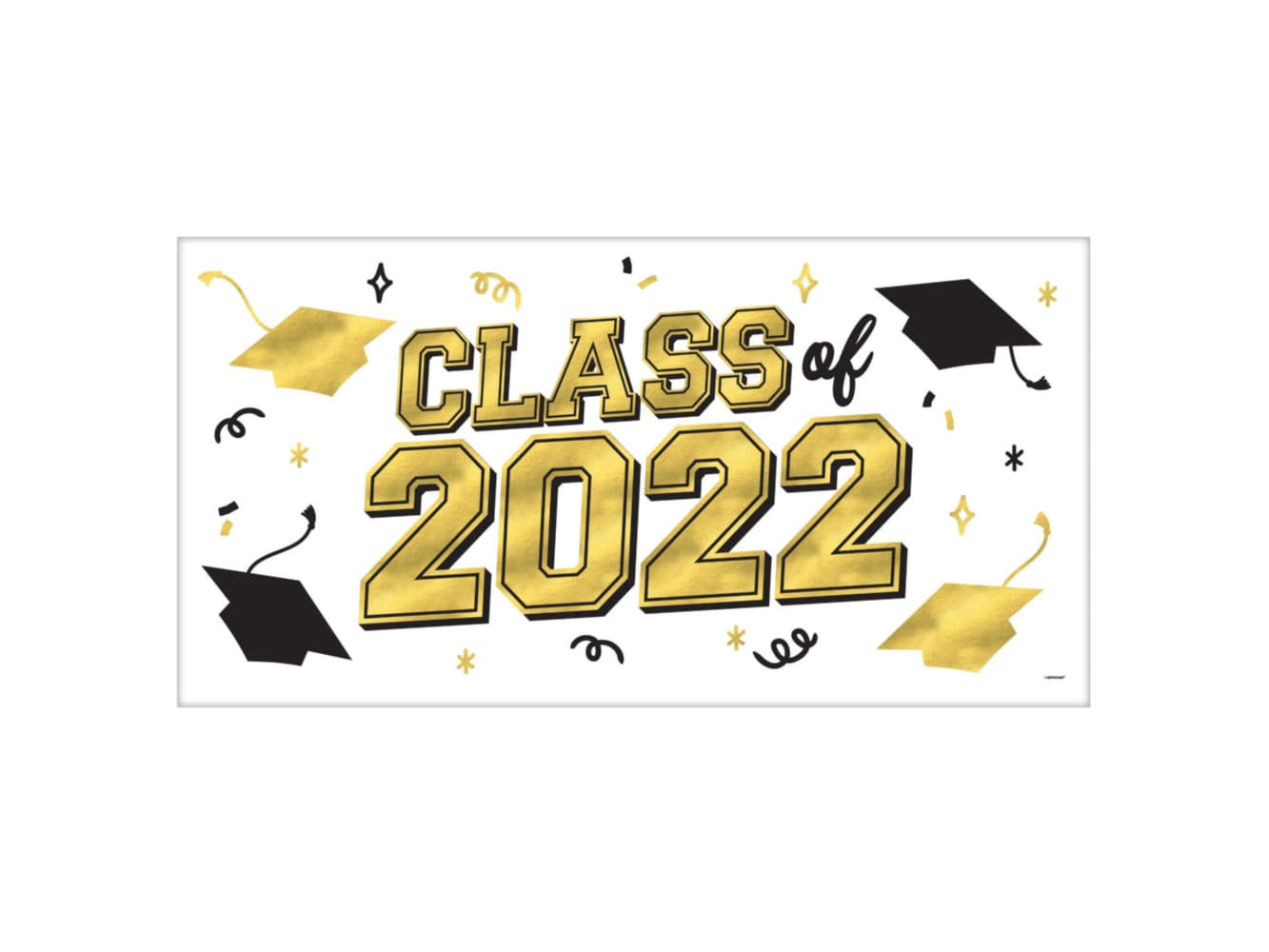 Class Of 2022 Large Banner, 33 1/2" X 65"