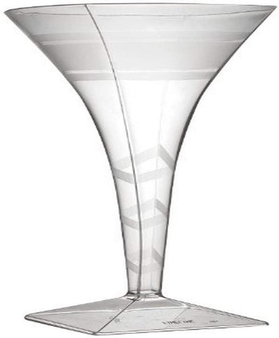 8 Oz. Martini Glass,Clear,6/Bag