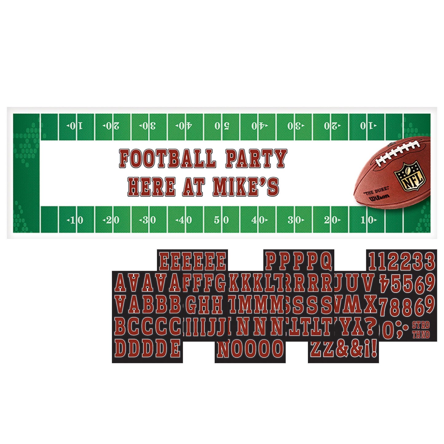 Nfl Drive Giant Customizable Banner