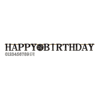 Sparkling Add - Any - Age Jumbo Letter Banner Kit