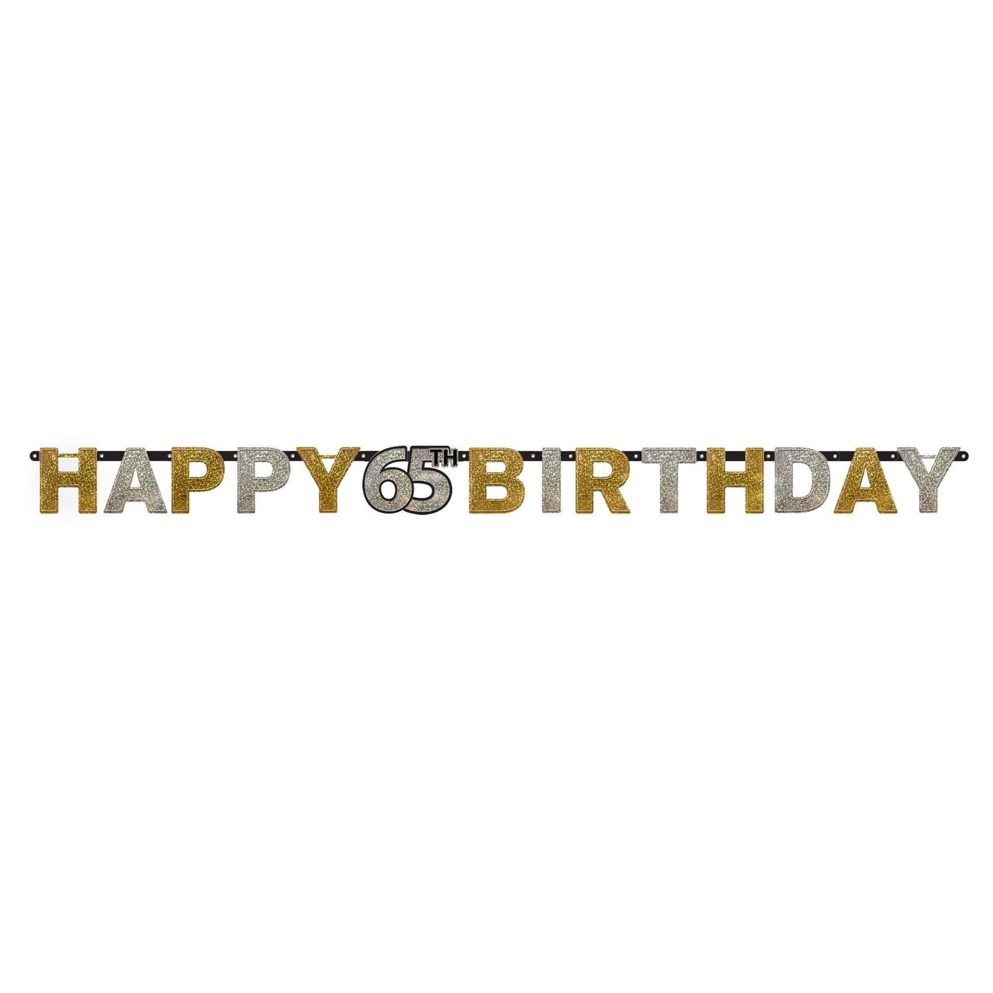 Sparkling Celebration 65 Prismatic Letter Banner
