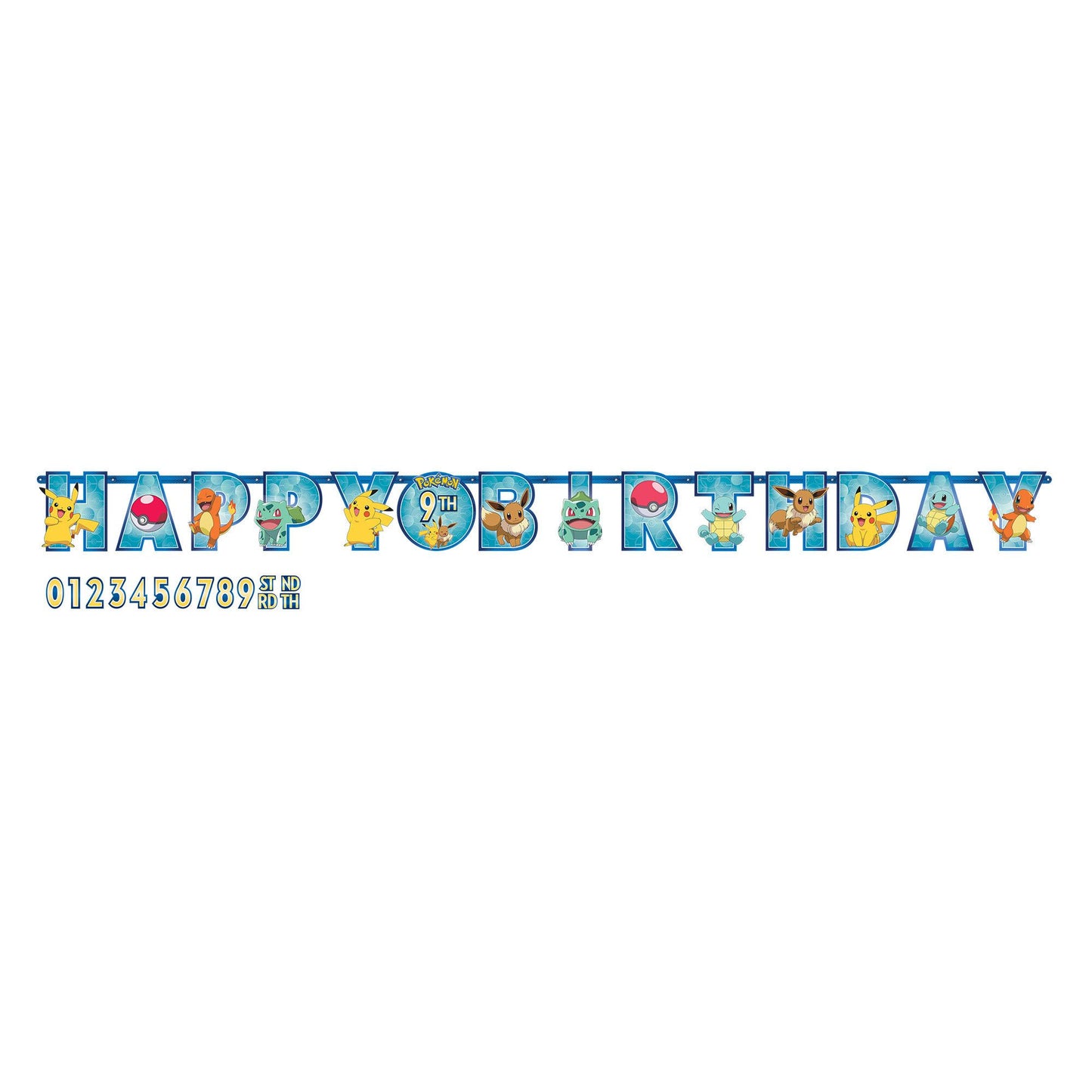 Pokemon Jumbo Letter Banner Kit