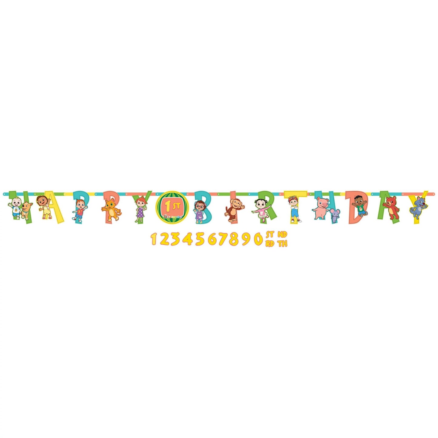 Cocomelon Jumbo Banner Kit, 10 1/2' X 10"