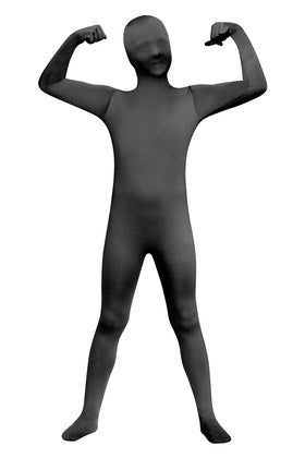 Black Skin Suit-L(12-14)