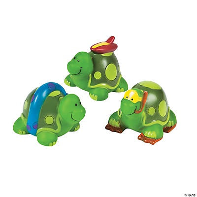 Vinyl Beach Turtles, 2 1/2"-Each