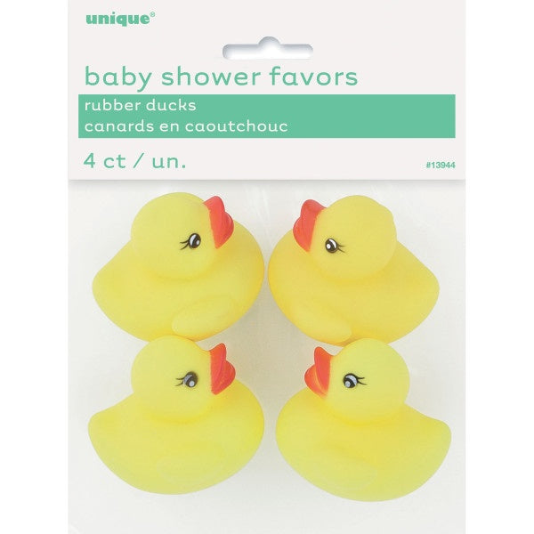 Baby Shower Rubber Ducks - 4PCS