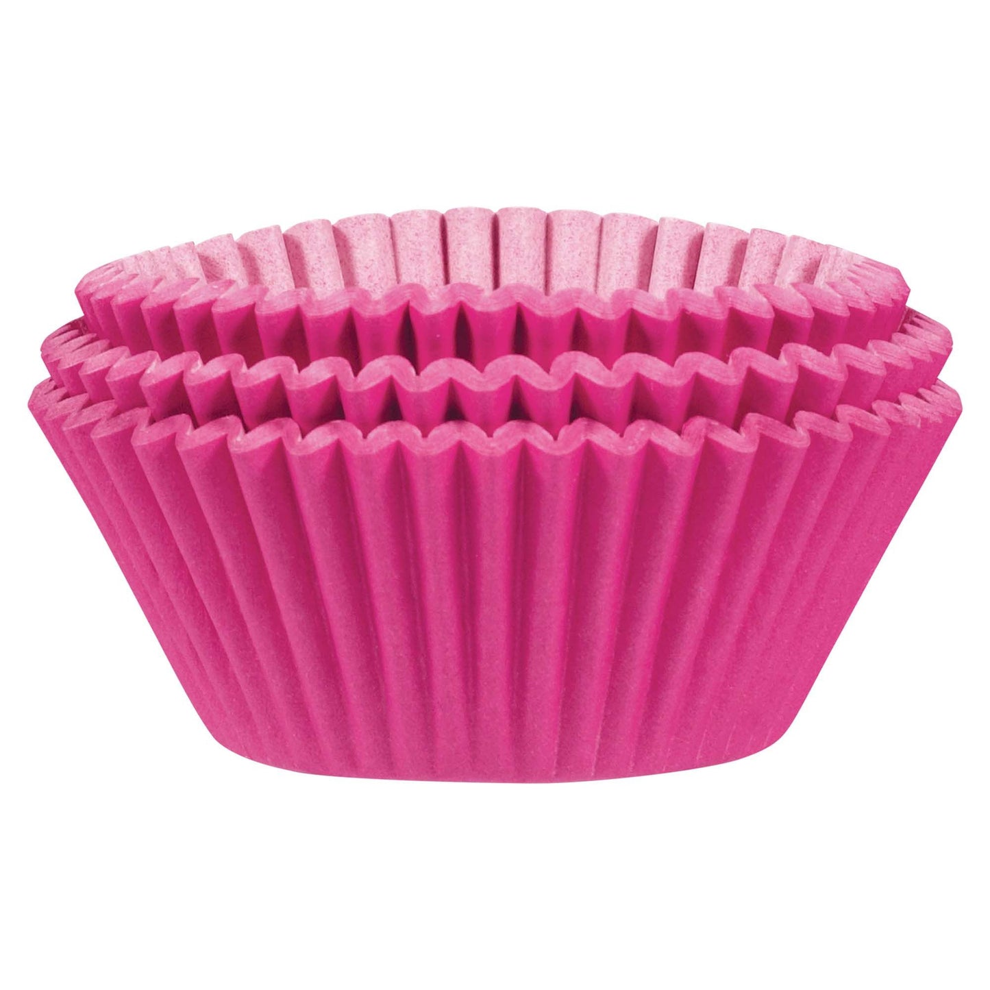 Bright Pink Baking Cups - 75Pcs