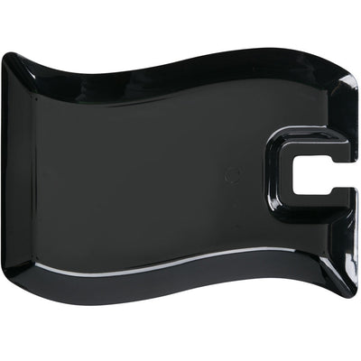 Black Rectangle Cocktail Plate, 10CT/DISC