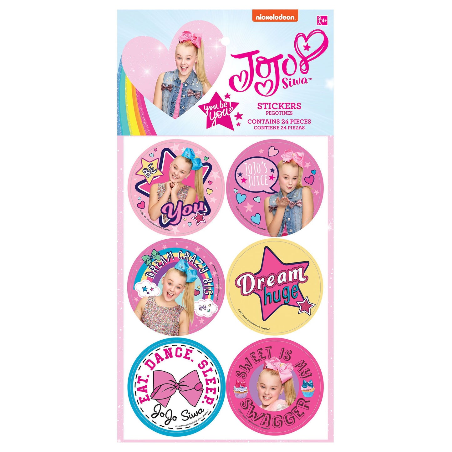 Jojo Siwa Stickers