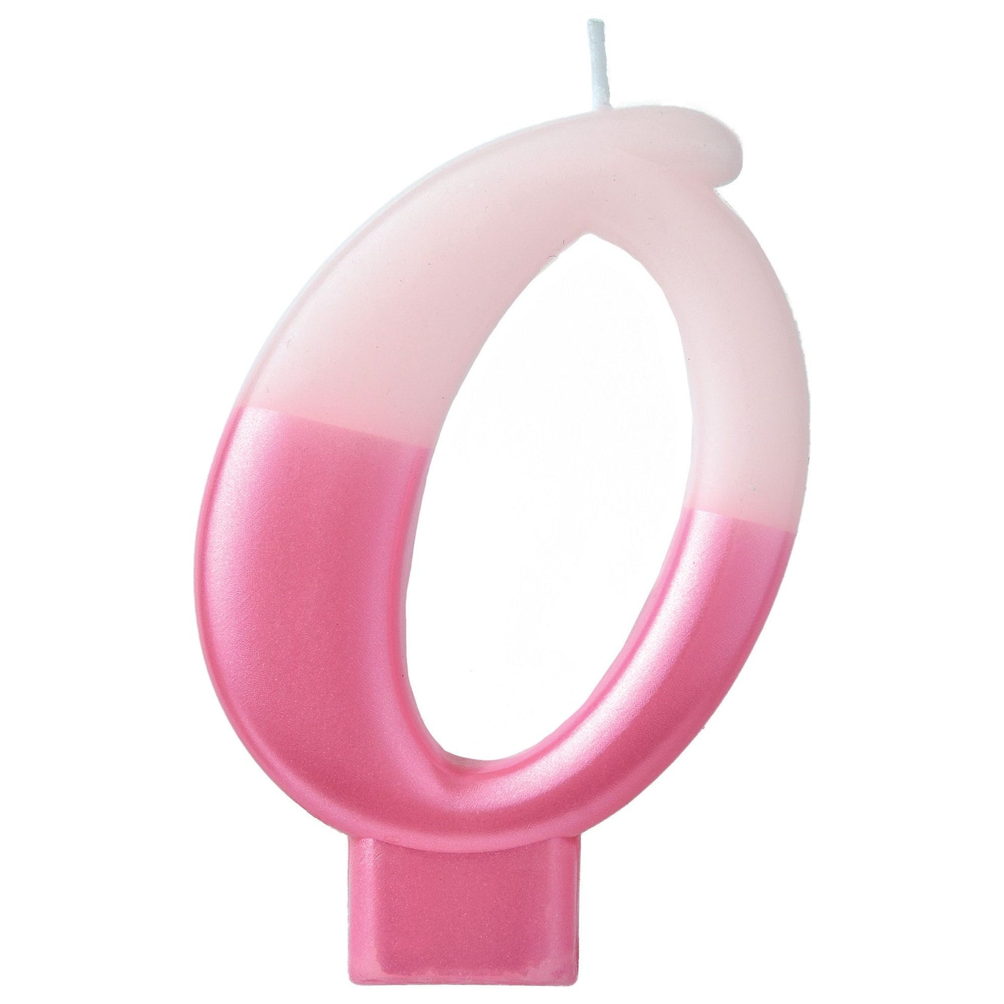 Numeral Candle #0-Pink