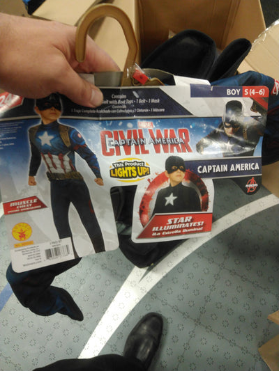 Marvel captain america boy s 4-6