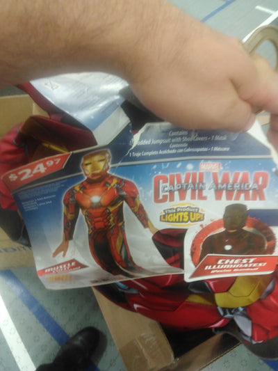 Marvel captain america civil war boy L 10-12