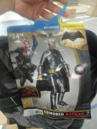 Armoured Batman Batman vs Superman boy large 10-12