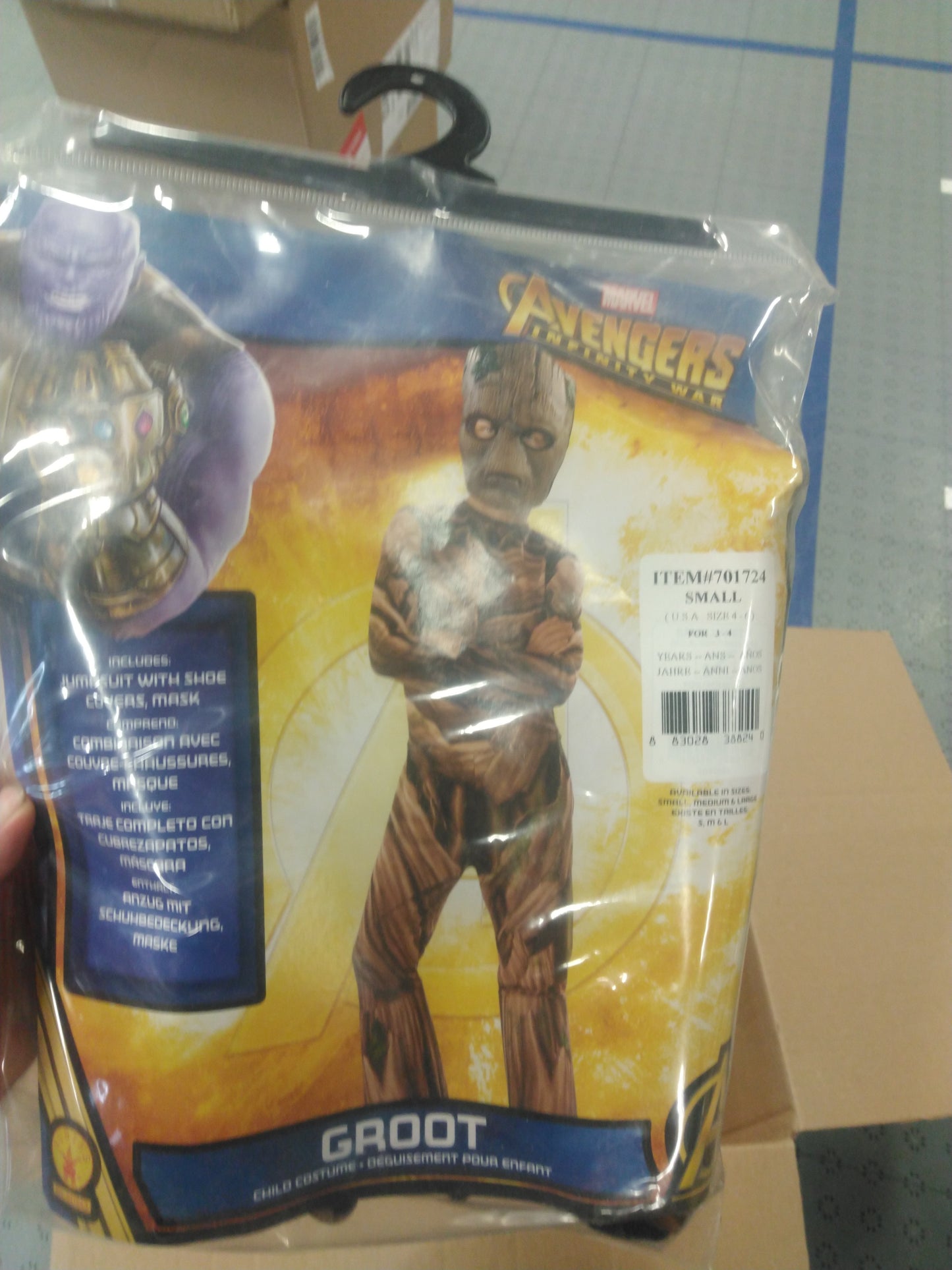 Marvel avengers infinity war Groot small 4-6