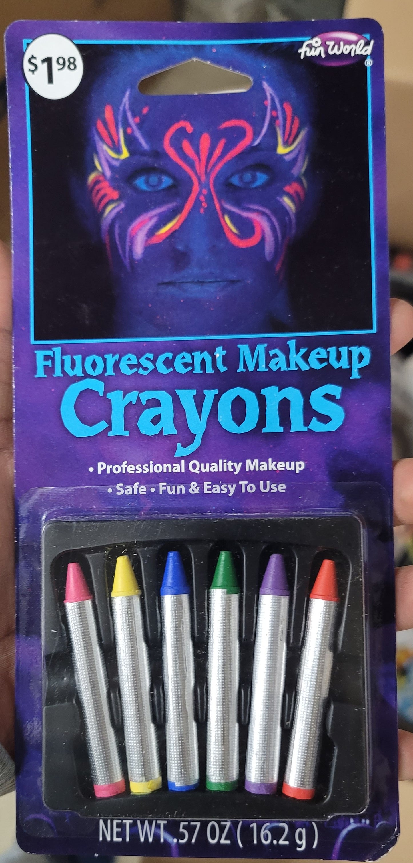 Fluorescent Makeup Crayons