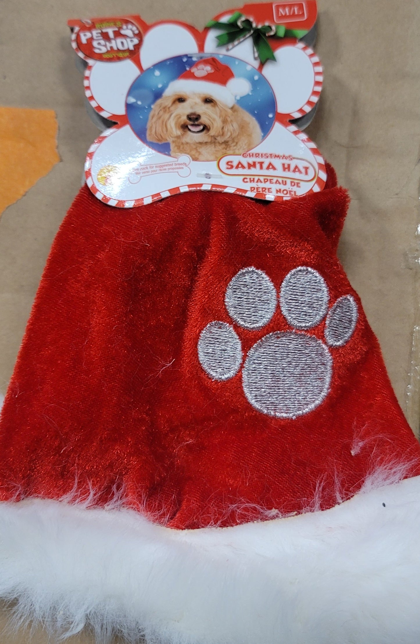 CHRISTMAS SANTA HAT M/L
