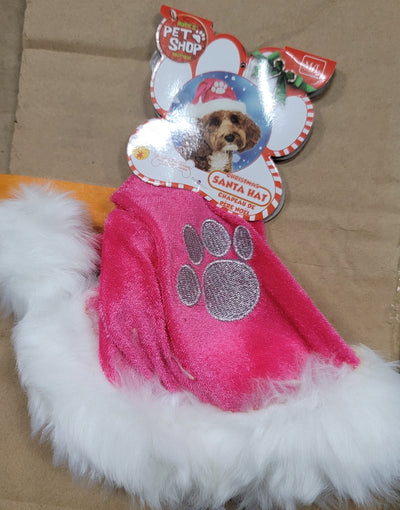 Dog CHRISTMAS SANTA HAT-M/L