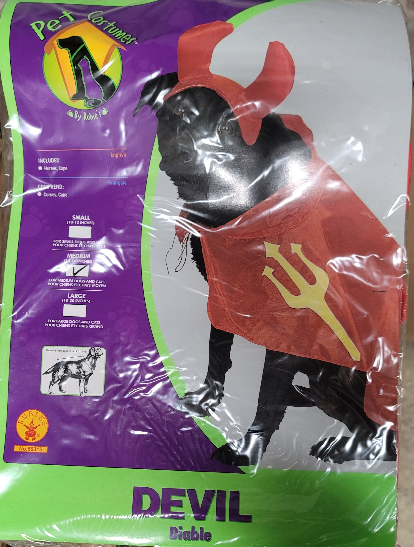 Devil Diable Pet Costumes Medium