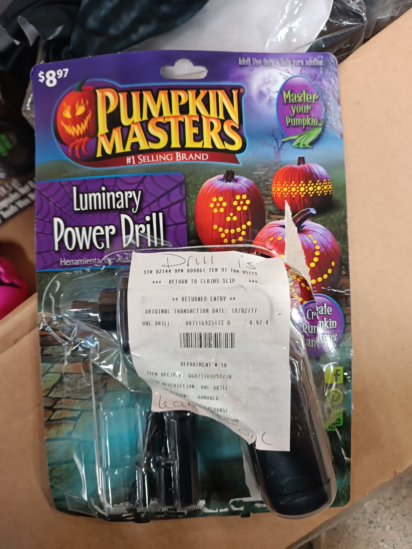Pumpkin Masters Luminary Power Drill