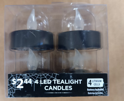 4 Led Tealight Candles