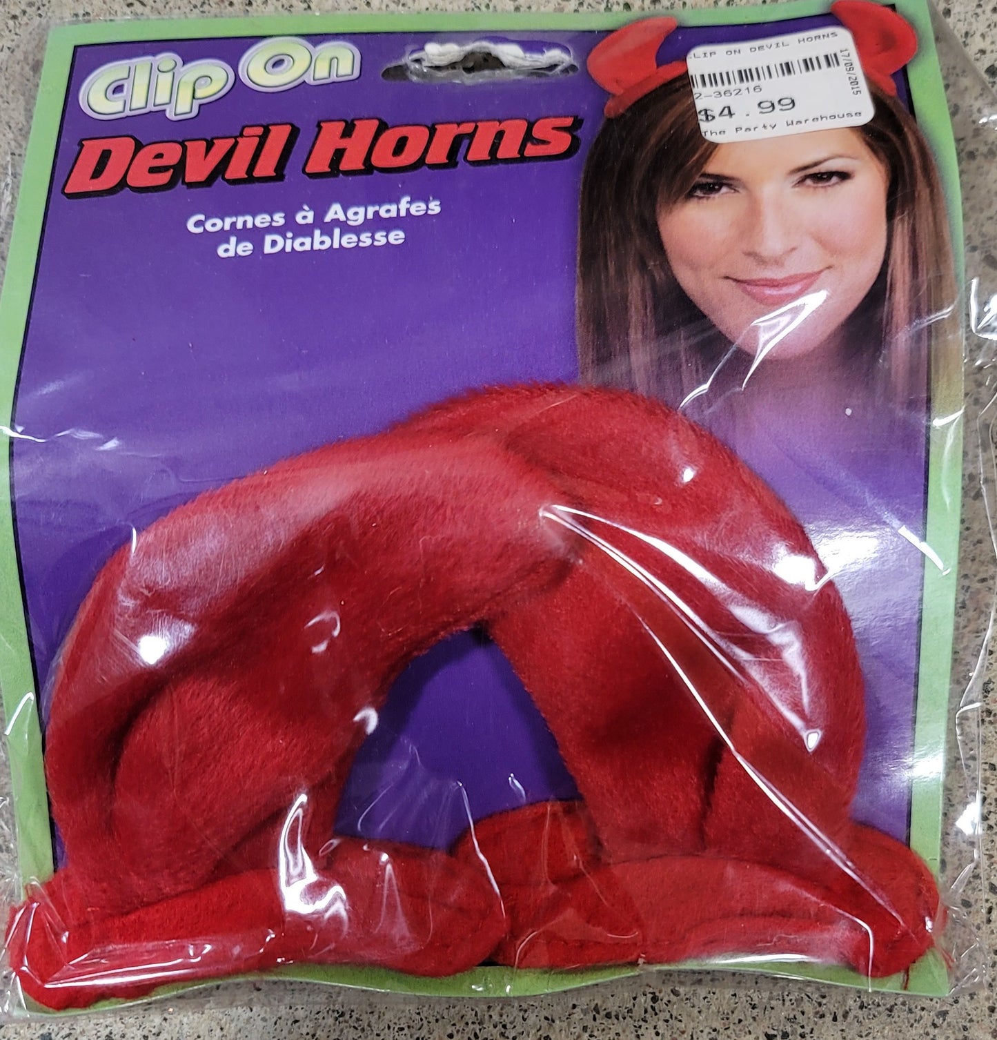 Clip on devil horns
